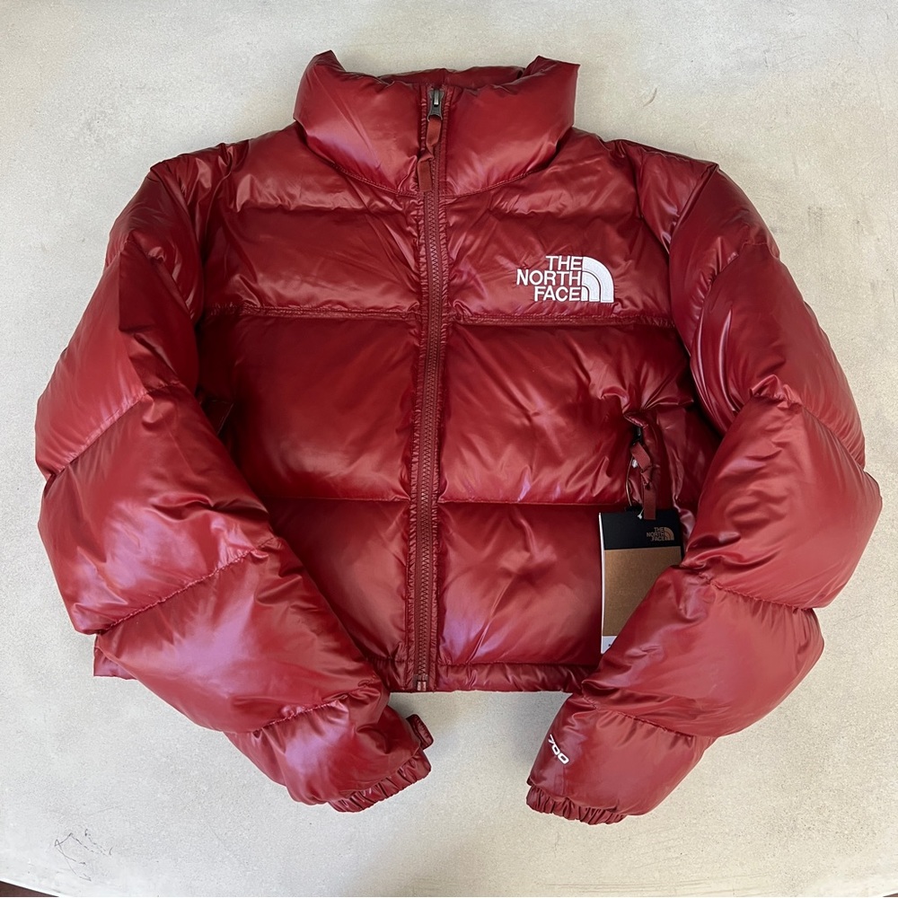 The North Face Nuptse Short Jacket  / Brick Red / Medium